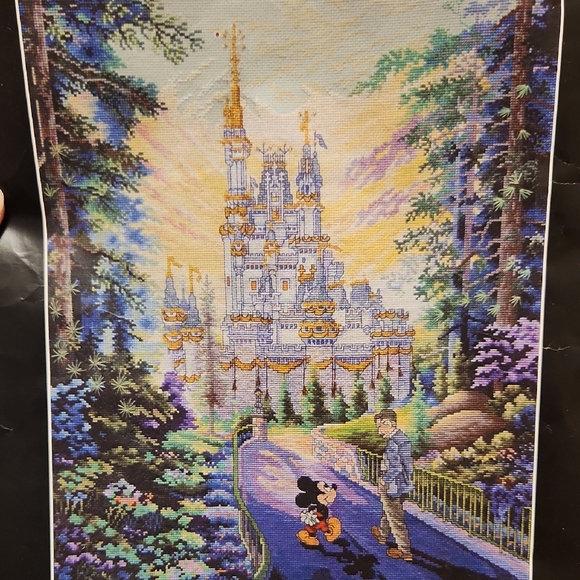 Disney Cinderella's Castle Cross Stitch Kit - "Past, Present, Forever" - Picture 2 of 9